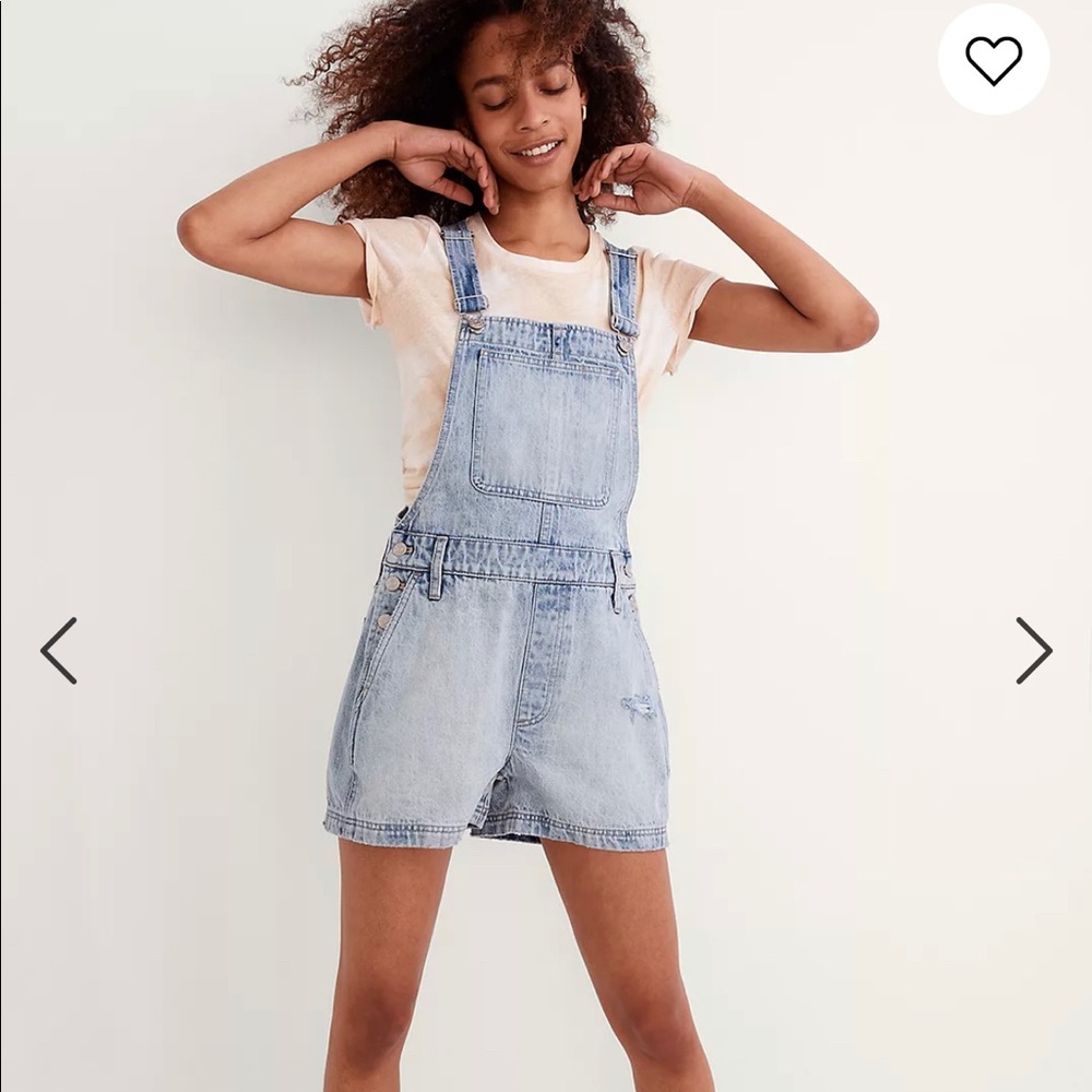 Madewell Corsica Short Overalls